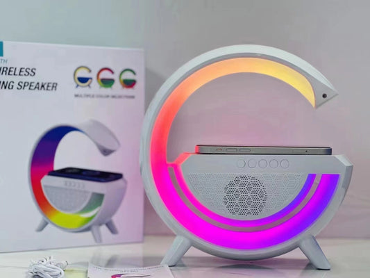 سماعة شحن لاسلكية مع إضاءة LED